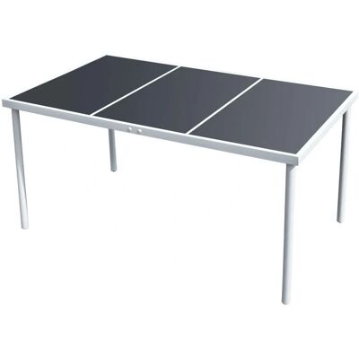 vidaXL Gartentisch Schwarz Glas - Gartentisch vidaXL Gartentisch Schwarz Glas - Gartentisch