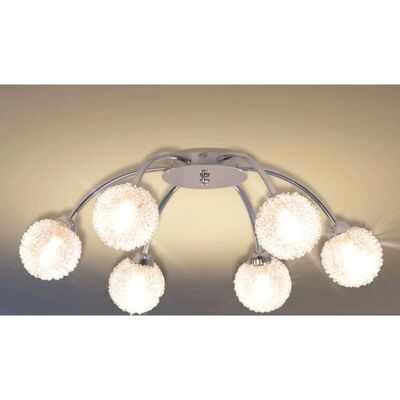 vidaXL Deckenleuchte mit 6 LED-Glühlampen - Hängende Deckenlampe - G9 240 W vidaXL Deckenleuchte mit 6 LED-Glühlampen - Hängende Deckenlampe - G9 240 W