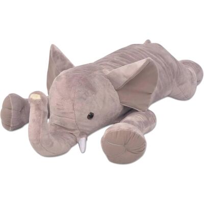 vidaXL Elefanten Kuscheltier XXL 120 cm Grau vidaXL Elefanten Kuscheltier XXL 120 cm Grau