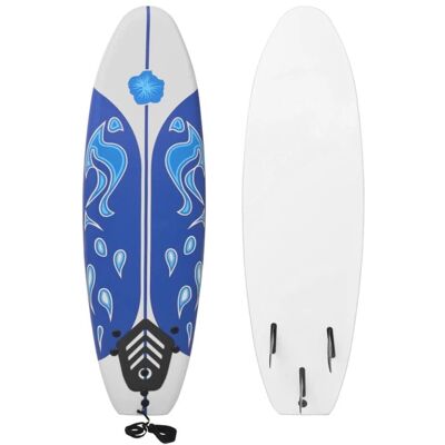 vidaXL Surfbræt Blåt 170 cm Blødt XPE Oppustelig Wave Riding Board for Begyndere vidaXL Surfbræt Blåt 170 cm Blødt XPE Oppustelig Wave Riding Board for Begyndere