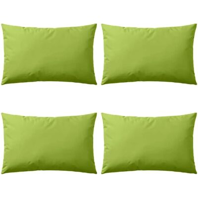 vidaXL Poduszka ogrodowa 4 szt. 60 x 40 cm Zielone jabłko - Poduszka ogrodowa vidaXL Poduszka ogrodowa 4 szt. 60 x 40 cm Zielone jabłko - Poduszka ogrodowa