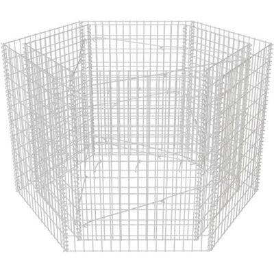 vidaXL Verhoogd tuinbed - 160x140x100 cm - Gegalvaniseerd staal vidaXL Verhoogd tuinbed - 160x140x100 cm - Gegalvaniseerd staal