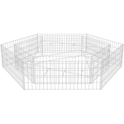 vidaXL Hexagonale Gabionen Hochbeet 200x173x40 cm - Garten Gabion vidaXL Hexagonale Gabionen Hochbeet 200x173x40 cm - Garten Gabion