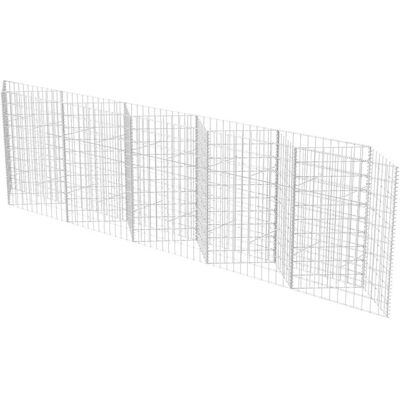 vidaXL Gegalvaniseerd Stalen Gabion - Tuin & Omheining vidaXL Gegalvaniseerd Stalen Gabion - Tuin & Omheining
