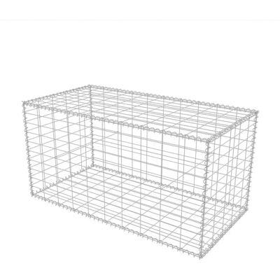 vidaXL Gevlochten stalen gabion 100x50x50cm tuinmuur vidaXL Gevlochten stalen gabion 100x50x50cm tuinmuur