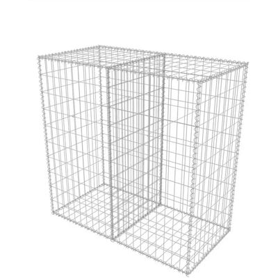 vidaXL Gevlochten Gaasmand in Gegalvaniseerd Staal 100x50x100cm Buiten Muur vidaXL Gevlochten Gaasmand in Gegalvaniseerd Staal 100x50x100cm Buiten Muur