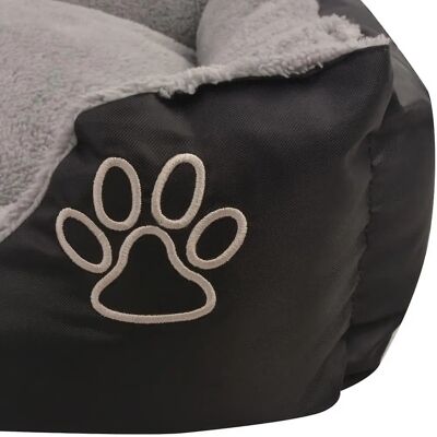 vidaXL Hundeseng med Polstret Pude S Sort - Hundeseng vidaXL Hundeseng med Polstret Pude S Sort - Hundeseng