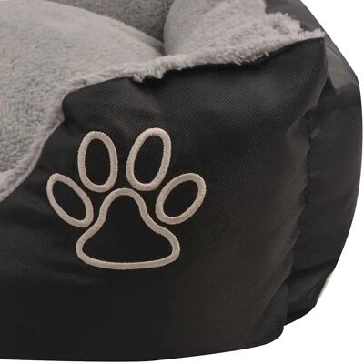 vidaXL Hundeseng med polstret pude - Stor, Sort, Komfort & Sklidsikker vidaXL Hundeseng med polstret pude - Stor, Sort, Komfort & Sklidsikker