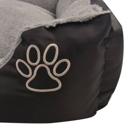 vidaXL Hundebett mit Polsterkissen XL Schwarz - Hundebett vidaXL Hundebett mit Polsterkissen XL Schwarz - Hundebett