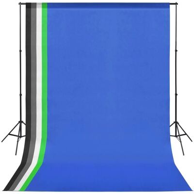 vidaXL Fotostudio-Set mit 5 farbigen Hintergründen und einstellbarer Aufhängung - Fotostudio-Set vidaXL Fotostudio-Set mit 5 farbigen Hintergründen und einstellbarer Aufhängung - Fotostudio-Set