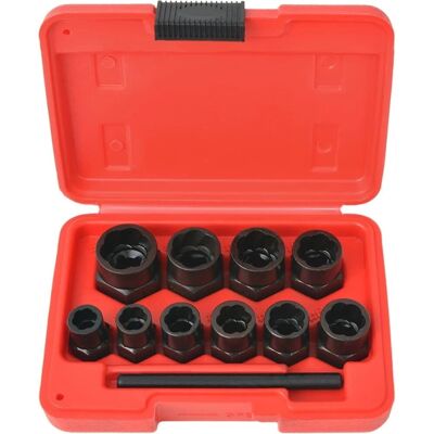 vidaXL 11-tlg. Schraubenzieher-Set - Für beschädigte Schrauben & Muttern vidaXL 11-tlg. Schraubenzieher-Set - Für beschädigte Schrauben & Muttern