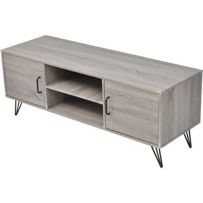 Mueble de TV vidaXL Gris 120x40x45 cm Consola moderna Mueble de TV vidaXL Gris 120x40x45 cm Consola moderna