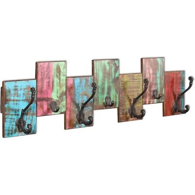 vidaXL Kleiderständer mit 7 Haken Massives recyceltes Holz - Coat rack vidaXL Kleiderständer mit 7 Haken Massives recyceltes Holz - Coat rack