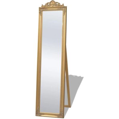 vidaXL Gold Barock Vollkörperspiegel - Elegante Dekoration vidaXL Gold Barock Vollkörperspiegel - Elegante Dekoration
