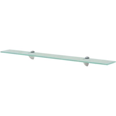 vidaXL Flydende hylde af hærdet glas - 80x20 cm vidaXL Flydende hylde af hærdet glas - 80x20 cm