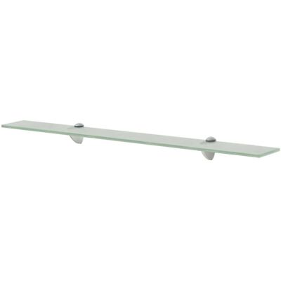 VidaXL Transparente gehärtete Glas Floating Regal 80x20 cm - Regal VidaXL Transparente gehärtete Glas Floating Regal 80x20 cm - Regal