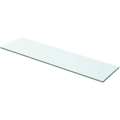 vidaXL Plank Paneel van Glas Transparant 60x12cm vidaXL Plank Paneel van Glas Transparant 60x12cm