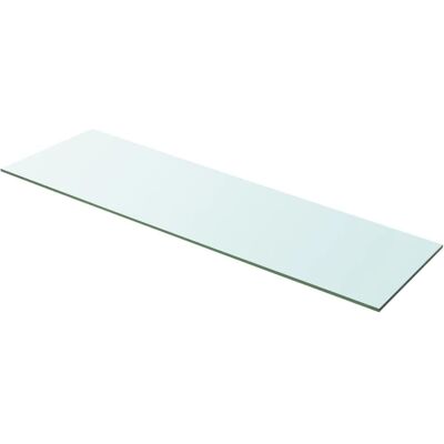 vidaXL Pannello di Mensola in Vetro Trasparente 100x30 cm - Pannello di mensola vidaXL Pannello di Mensola in Vetro Trasparente 100x30 cm - Pannello di mensola