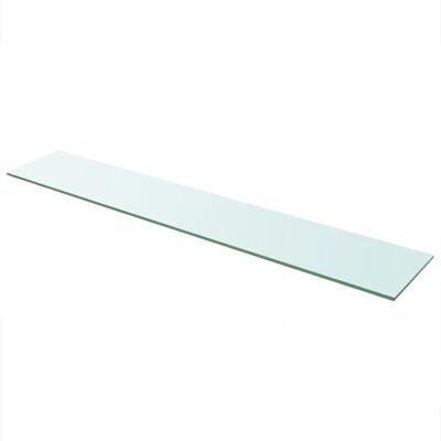 vidaXL Étagère en verre transparent - Shelf - 110 cm x 20 cm vidaXL Étagère en verre transparent - Shelf - 110 cm x 20 cm
