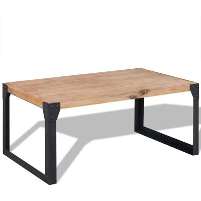 vidaXL 243914 Couchtisch - Massives Akazienholz - 100x60x45cm vidaXL 243914 Couchtisch - Massives Akazienholz - 100x60x45cm