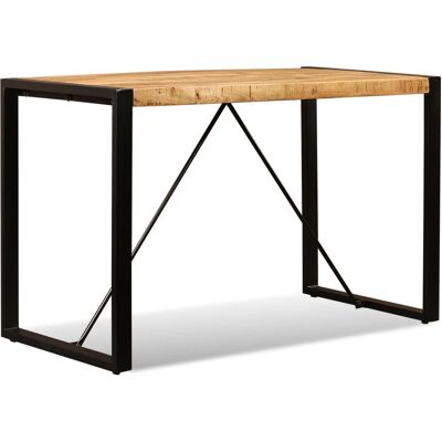 Table à manger en bois de mangue massif vidaXL 120cm Table à manger en bois de mangue massif vidaXL 120cm