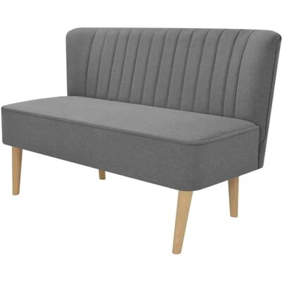 VidaXL 244070 Sofá Gris - Sofá, Gris Claro, 117x55,5x77 cm VidaXL 244070 Sofá Gris - Sofá, Gris Claro, 117x55,5x77 cm