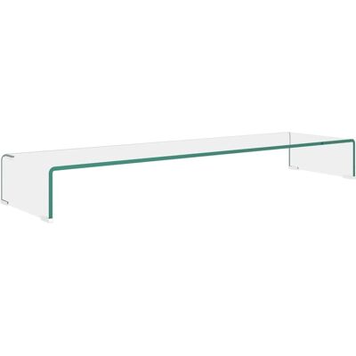 vidaXL Klarglas TV-Ständer - Moderner Monitorerhöher für TV & Laptop vidaXL Klarglas TV-Ständer - Moderner Monitorerhöher für TV & Laptop