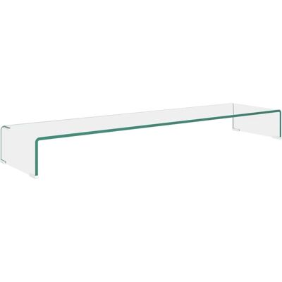 vidaXL TV-Stand/Monitor-Erhöhung TV-Konsole Entertainment Centre Glas Klar - TV Stand vidaXL TV-Stand/Monitor-Erhöhung TV-Konsole Entertainment Centre Glas Klar - TV Stand