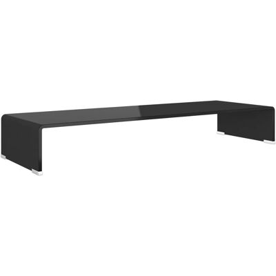 vidaXL Awo98196 TV-Schrank - Schwarz - Gehärtetes Glas vidaXL Awo98196 TV-Schrank - Schwarz - Gehärtetes Glas