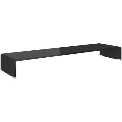 vidaXL 244140 TV-Schrank - Gehärtetes Glas Schwarz vidaXL 244140 TV-Schrank - Gehärtetes Glas Schwarz