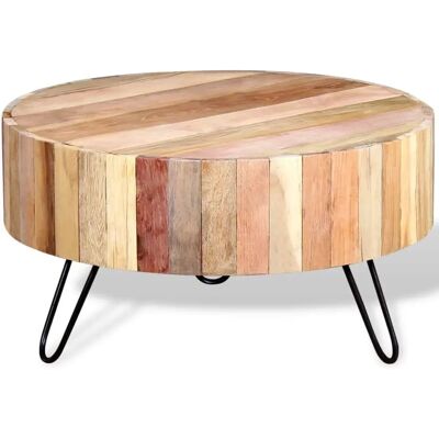 vidaXL 244237 Table Basse en Bois Massif Recyclé - Table de Café vidaXL 244237 Table Basse en Bois Massif Recyclé - Table de Café