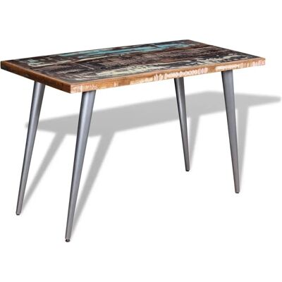 vidaXL Vintage gerecycled houten eettafel - 120x60x76 cm vidaXL Vintage gerecycled houten eettafel - 120x60x76 cm