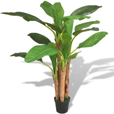 vidaXL Künstlicher Bananenbaum mit Topf 175cm Grün - Innenraumdekoration vidaXL Künstlicher Bananenbaum mit Topf 175cm Grün - Innenraumdekoration