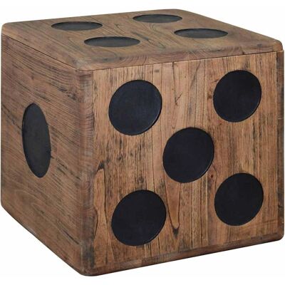 vidaXL Boîte de rangement en bois Mindi - Design cube - 40x40cm - Publicité vidaXL Boîte de rangement en bois Mindi - Design cube - 40x40cm - Publicité