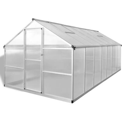 vidaXL Gewächshaus Verstärkt Aluminium 10,53 m² - Gewächshaus vidaXL Gewächshaus Verstärkt Aluminium 10,53 m² - Gewächshaus