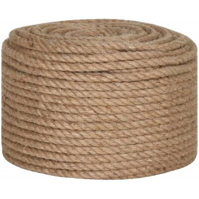 vidaXL Jutowa lina 10mm 100m - Lina vidaXL Jutowa lina 10mm 100m - Lina