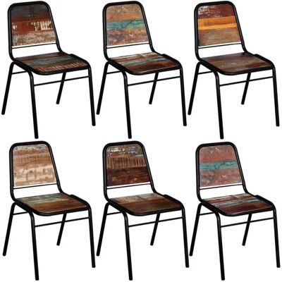 vidaXL 274707 Reclaimed Wood Dining Chair - Restaurant/Dining vidaXL 274707 Reclaimed Wood Dining Chair - Restaurant/Dining