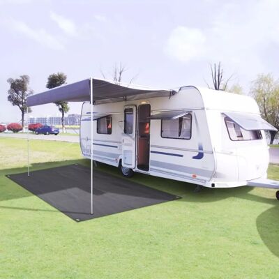 vidaXL Tent Camping Tapijt 300x600cm Antraciet - Camping Tapijt vidaXL Tent Camping Tapijt 300x600cm Antraciet - Camping Tapijt