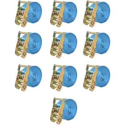vidaXL 10x/4x Rattaslyngesnore 2T 6m x 38mm Blå vidaXL 10x/4x Rattaslyngesnore 2T 6m x 38mm Blå