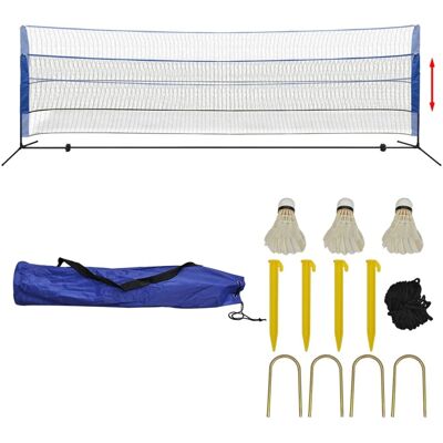 vidaXL Badminton-Set mit Shuttles 500x155 cm - Badminton-Set vidaXL Badminton-Set mit Shuttles 500x155 cm - Badminton-Set