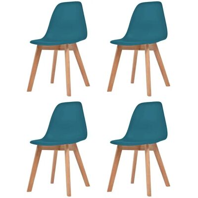 vidaXL Türkis 4er Esszimmerstühle - Esstyp vidaXL Türkis 4er Esszimmerstühle - Esstyp