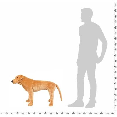 vidaXL Staande Plüsch Hund Labrador Lysbrun XXL - Krammedyr vidaXL Staande Plüsch Hund Labrador Lysbrun XXL - Krammedyr