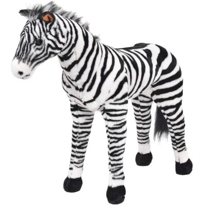vidaXL Zebra Plysjdyr XXL - Realistisk og Støttende vidaXL Zebra Plysjdyr XXL - Realistisk og Støttende