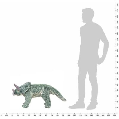 vidaXL Triceratops Dinosaur Plysdyr - Grøn, XXL vidaXL Triceratops Dinosaur Plysdyr - Grøn, XXL