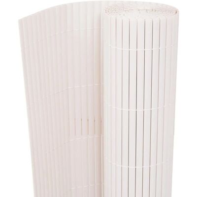 vidaXL Doppel-Sichtschutzzaun 90x500 cm Weiß - Gartenzaun vidaXL Doppel-Sichtschutzzaun 90x500 cm Weiß - Gartenzaun