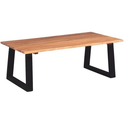 vidaXL Salontafel van massief acaciahout 110x60x40 cm - Salontafel vidaXL Salontafel van massief acaciahout 110x60x40 cm - Salontafel