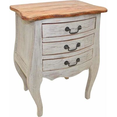 Table de nuit en bois massif recyclé vidaXL 48x35x64 cm - Table de nuit - Publicité Table de nuit en bois massif recyclé vidaXL 48x35x64 cm - Table de nuit - Publicité