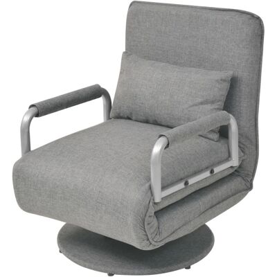 Chaise d'accent VidaXL - Gris, Modèle 244666 - Publicité Chaise d'accent VidaXL - Gris, Modèle 244666 - Publicité
