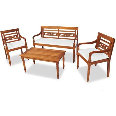 VidaXL Outdoor Möbelset - Braun - Garten, Teakholz VidaXL Outdoor Möbelset - Braun - Garten, Teakholz