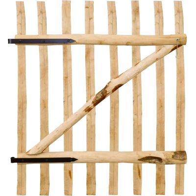 VIDAXL - Puerta rústica de avellana - 100x120cm VIDAXL - Puerta rústica de avellana - 100x120cm